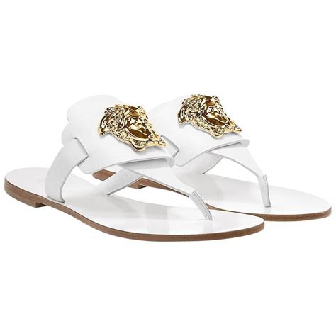 thong versace|white Versace thong sandals.